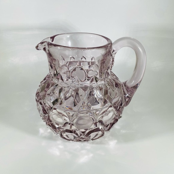 Antique Duncan and Miller Beveled Button Circa 1890  Water Pitcher - Picture 3 of 9